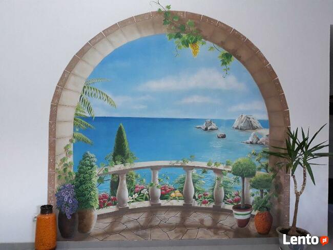 Malarstwo artystyczne, murale, obrazy na ścianie