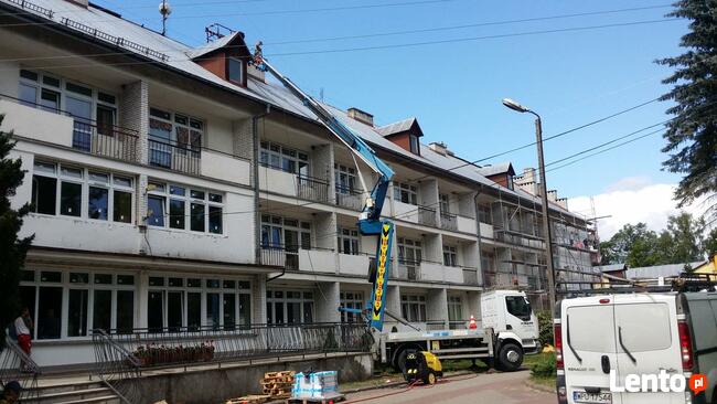 Mycie Dachów, Mycie Elewacji, Wynajem Podnośników Koszowych