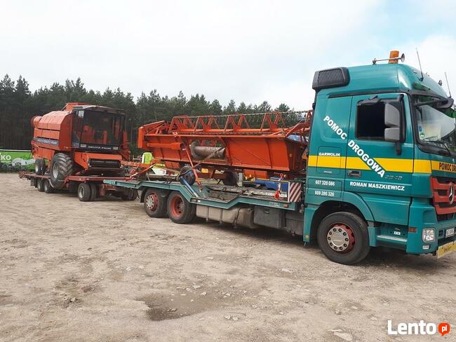 transport maszyn rolniczych i budowlanych