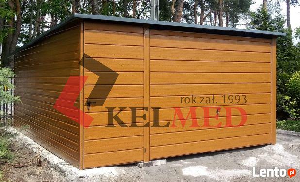 Garaż Blaszany Drewnopodobny