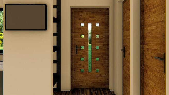 Projekt domu ZG2 - na zgłoszenie (bez pozwolenia)