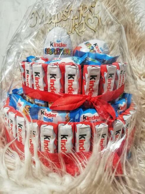 Tort KINDER prezent urodziny imieniny dzień ojca wesele