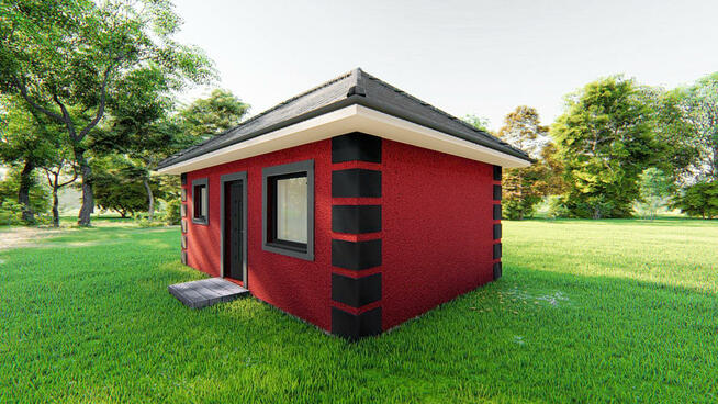 Projekt domu ZG2b - na zgłoszenie (bez pozwolenia)