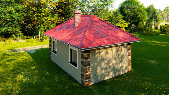 Projekt domu ZG2 - na zgłoszenie (bez pozwolenia)