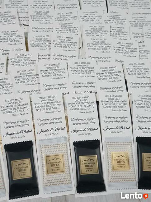 Upominki podziękowania dla gości weselnych