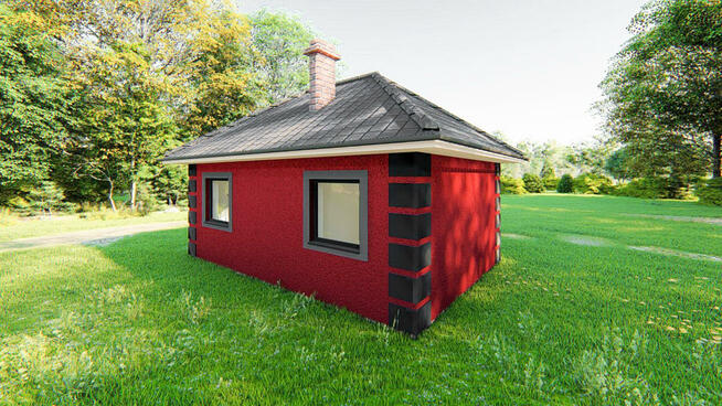 Projekt domu ZG2b - na zgłoszenie (bez pozwolenia)