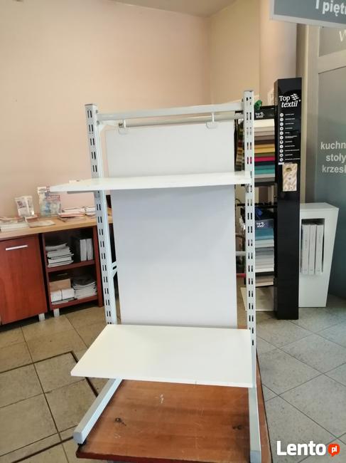 Regał metalowy sklepowy dwustronny