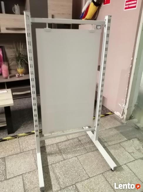 Regał metalowy sklepowy dwustronny