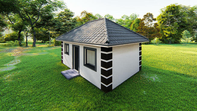 Projekt domu ZG2a - na zgłoszenie (bez pozwolenia)