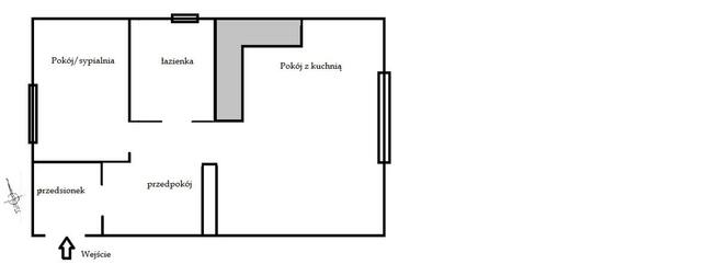 2 pokoje 38m2, ogród, pierwsze piętro, Prokocim ul. Gersona