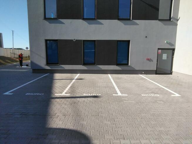 koperty dla niepełnosprawnych, oznakowanie malowanie linii