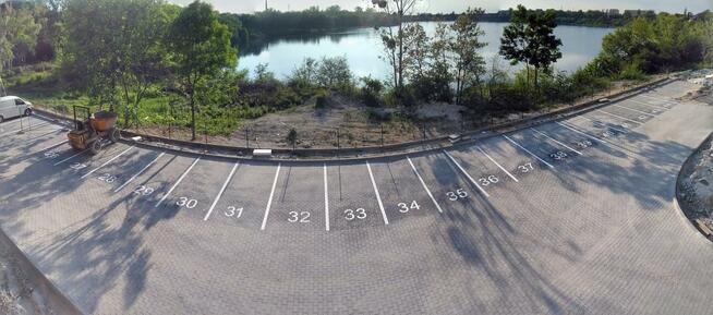 koperty dla niepełnosprawnych, oznakowanie malowanie linii