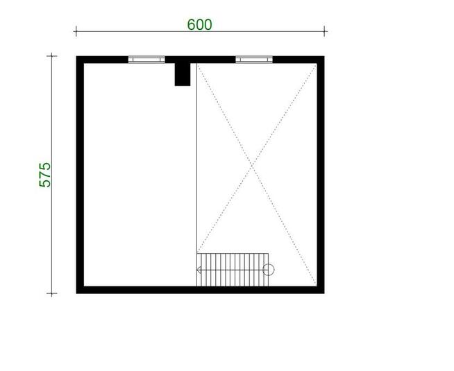 Projekt domu ZG9e - na zgłoszenie (bez pozwolenia)