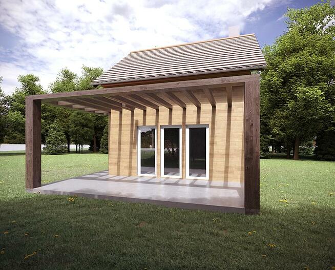 Projekt domu ZG9e - na zgłoszenie (bez pozwolenia)