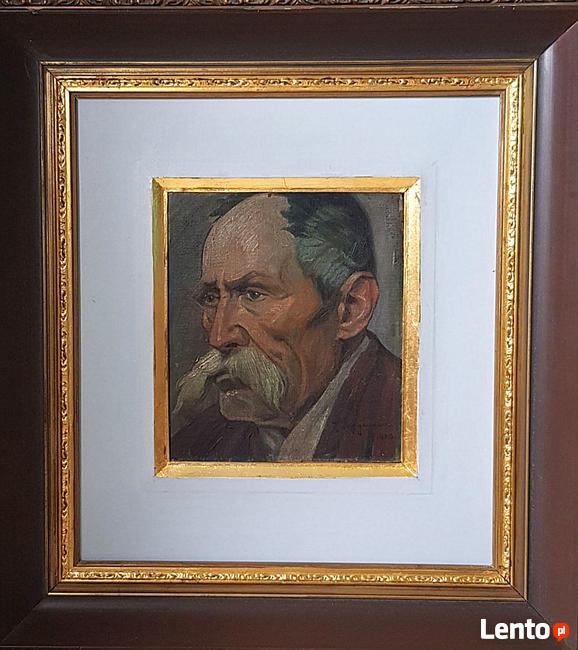 Henryk Langerman, 1920 r. portret, olej/ płótno