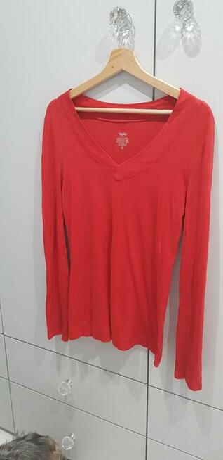 Bawełniany t-shirt z długim rękawem