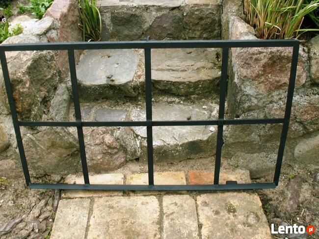 Stare okno metalowe altana grill wedzarnia lustro 66x100