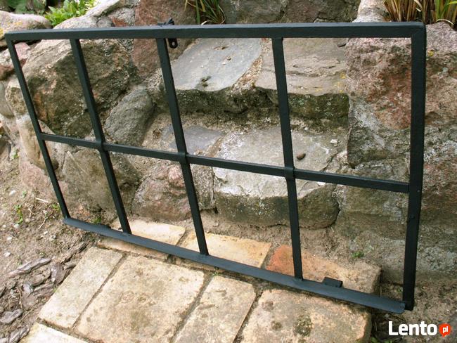 Stare okno metalowe altana grill wedzarnia lustro 66x100
