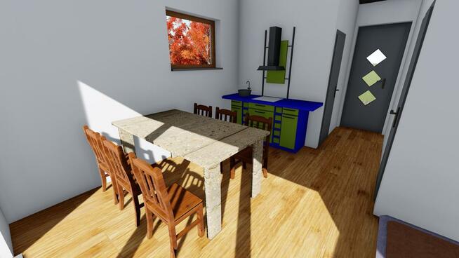 Projekt domu ZG12 - na zgłoszenie (bez pozwolenia)