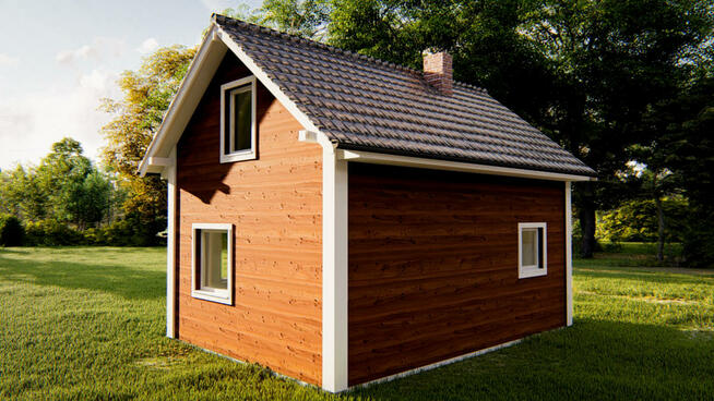 Projekt domu ZG31 - na zgłoszenie (bez pozwolenia)