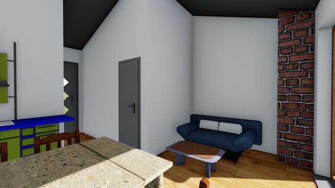 Projekt domu ZG12 - na zgłoszenie (bez pozwolenia)