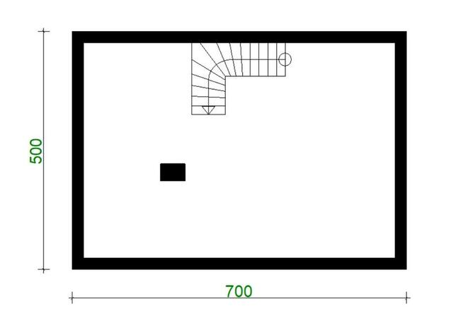 Projekt domu ZG47 - na zgłoszenie (5m - ROD)