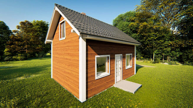 Projekt domu ZG31 - na zgłoszenie (bez pozwolenia)