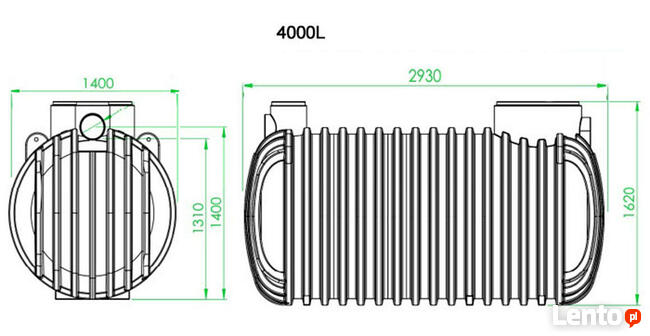 ZBIORNIK NA WODĘ Deszczową 4000L Najmocniejszy