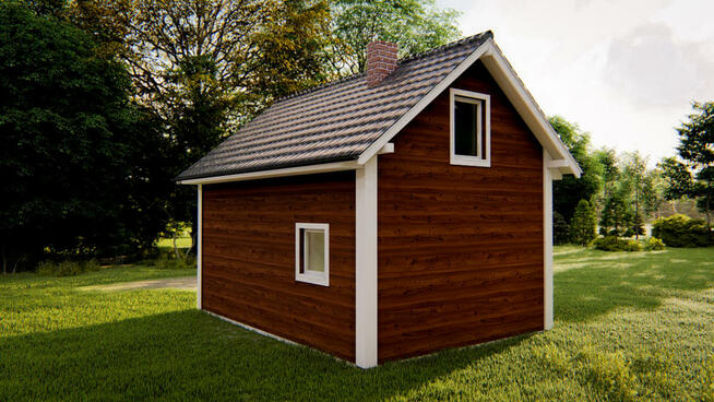 Projekt domu ZG31 - na zgłoszenie (bez pozwolenia)