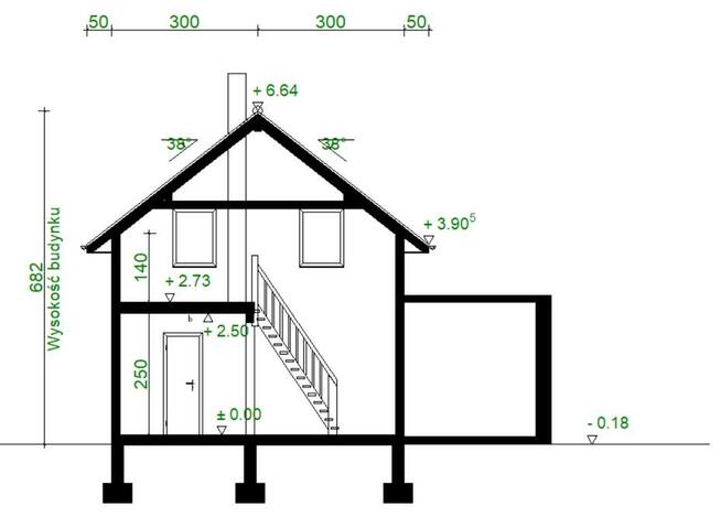 Projekt domu ZG9u - na zgłoszenie (bez pozwolenia)