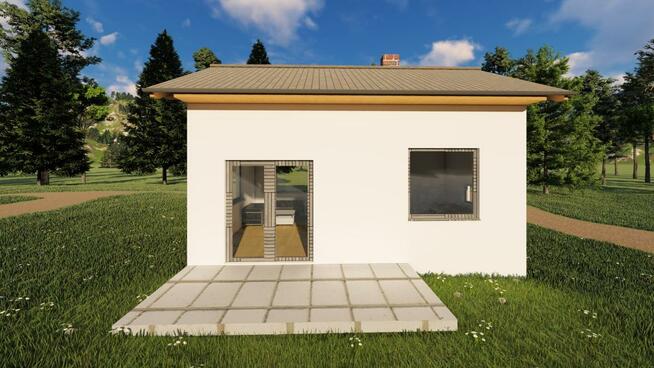 Projekt domu ZG47 - na zgłoszenie (5m - ROD)