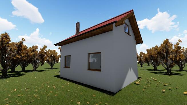 Projekt domu ZG34 - na zgłoszenie (bez pozwolenia)