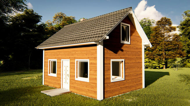 Projekt domu ZG31 - na zgłoszenie (bez pozwolenia)