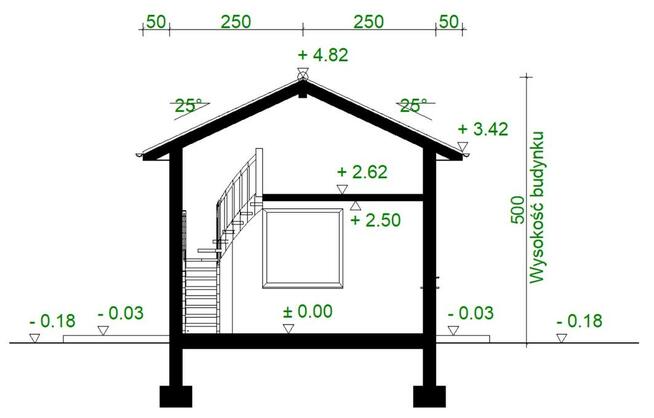Projekt domu ZG47 - na zgłoszenie (5m - ROD)