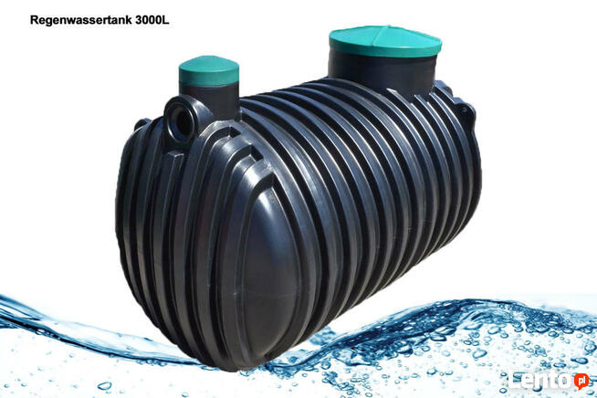 ZBIORNIK NA WODĘ Deszczową PEHD 3000L Wzmocniony