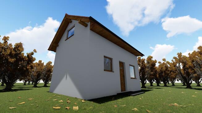 Projekt domu ZG34 - na zgłoszenie (bez pozwolenia)