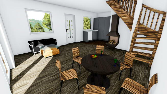 Projekt domu ZG39 - na zgłoszenie (bez pozwolenia)