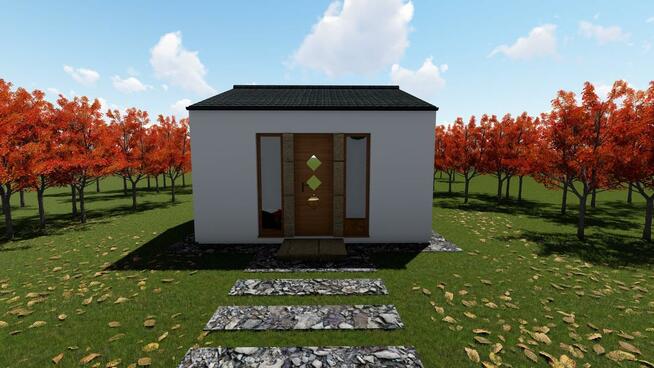 Projekt domu ZG12 - na zgłoszenie (bez pozwolenia)