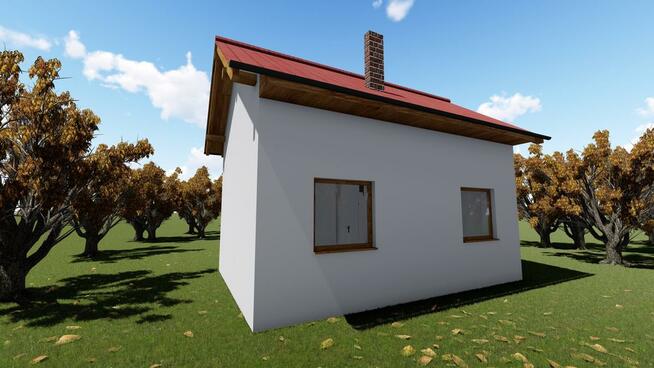 Projekt domu ZG34 - na zgłoszenie (bez pozwolenia)