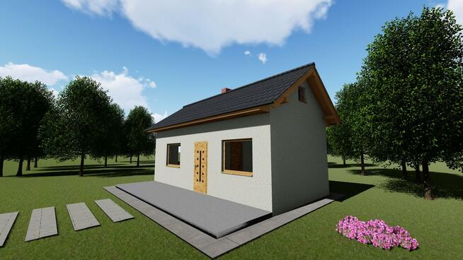 Projekt domu ZG82 - na zgłoszenie (5m na ROD)