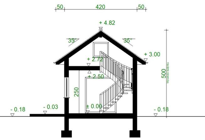 Projekt domu ZG83 - na zgłoszenie z poddaszem