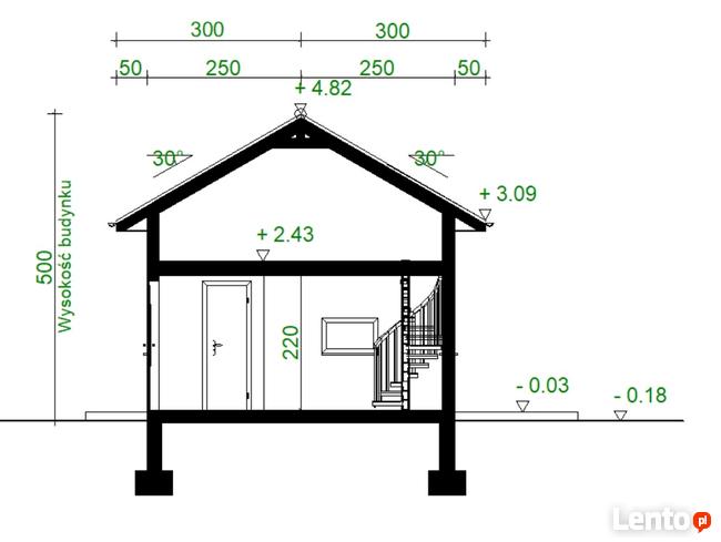 Projekt domu ZG51 - na zgłoszenie (5m na ROD)