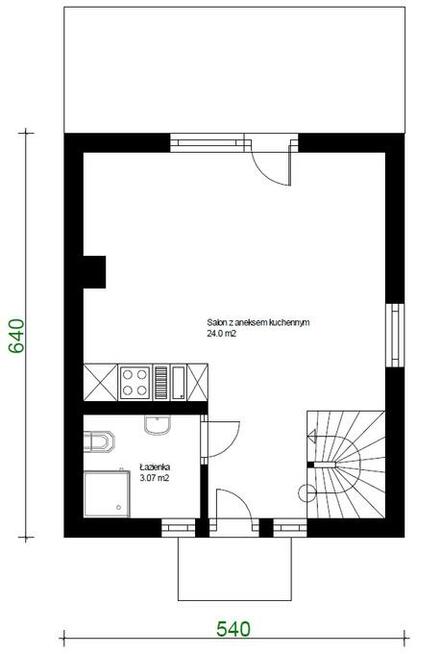 Projekt domu ZG103 - na zgłoszenie z poddaszem