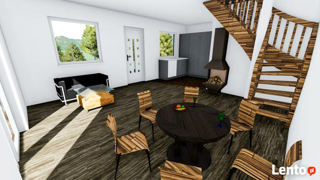 Projekt domu ZG49 - na zgłoszenie (bez pozwolenia)