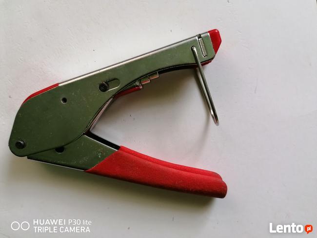 Zaciskarka wtyków F-RG, 6,RG 59. TV Sat.