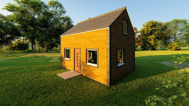 Projekt domu ZG89 - na zgłoszenie (bez pozwolenia)