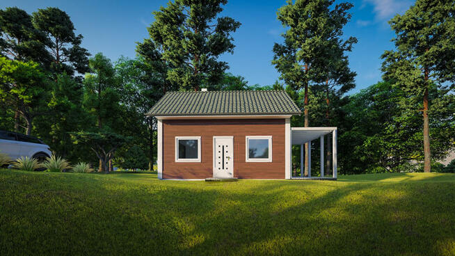 Projekt domu ZG49 - na zgłoszenie (bez pozwolenia)