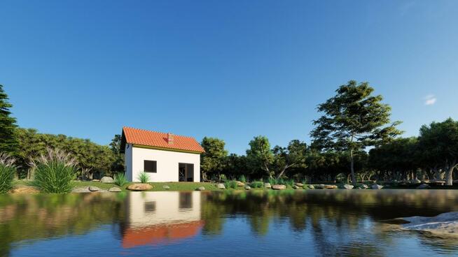 Projekt domu ZG48 - na zgłoszenie (bez pozwolenia)