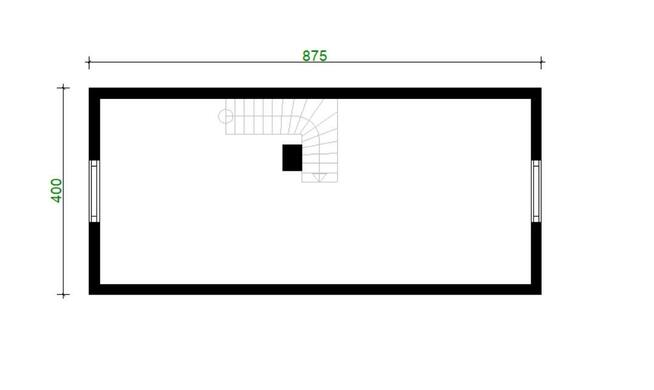 Projekt domu ZG75 - na zgłoszenie (5m na ROD)