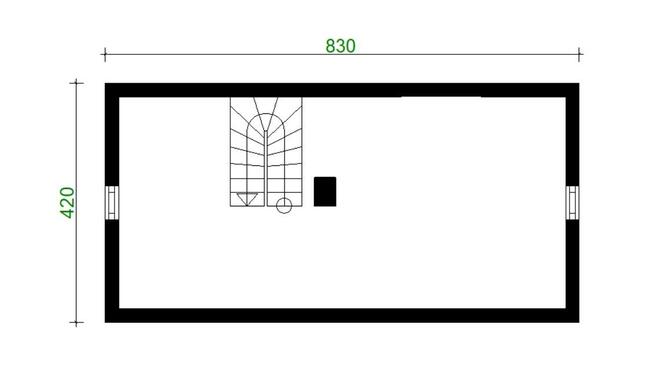 Projekt domu ZG82 - na zgłoszenie (5m na ROD)